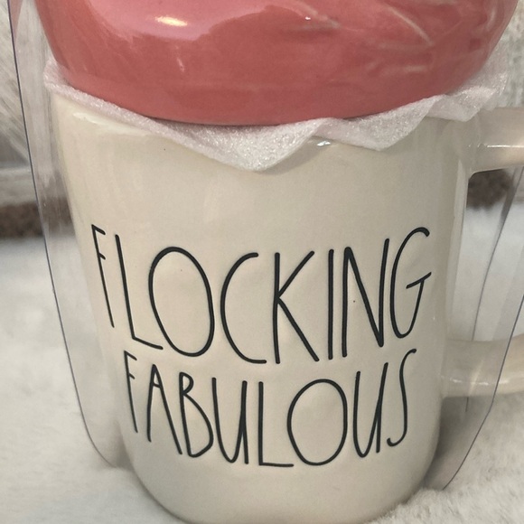 Rae Dunn  Flocking Fabulous with Flamingo Topper - Picture 3 of 4